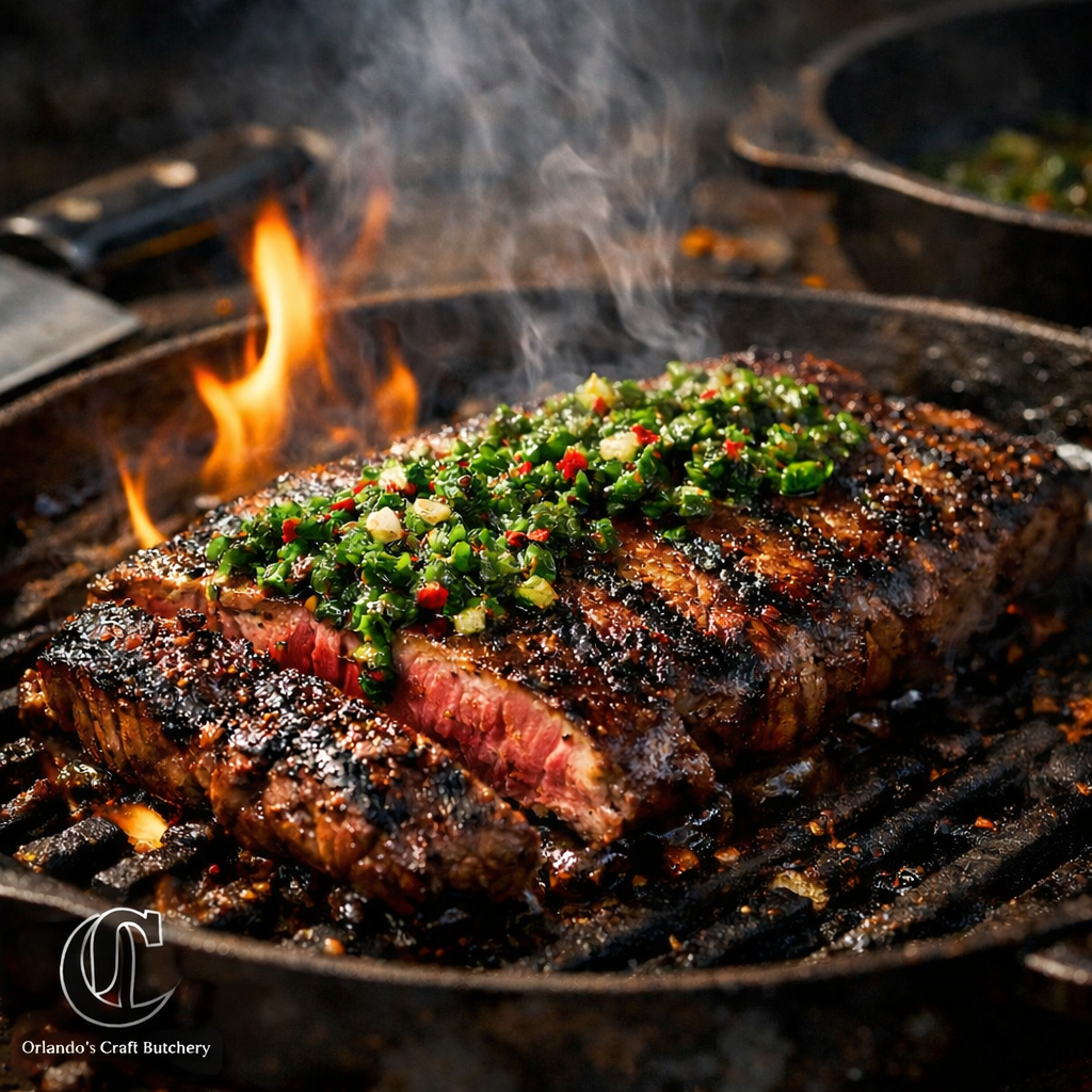 Flat Iron Steak Recipe | Chimichurri Flat Iron Steak from Carnez